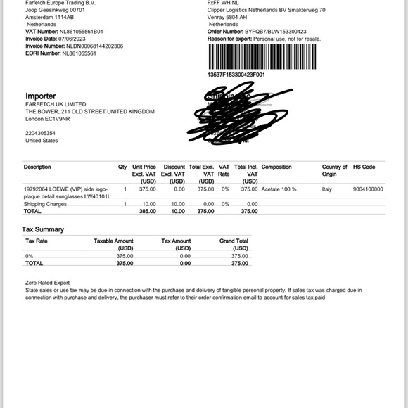 LOEWE SUNGLASSES - Picture 6 of 6